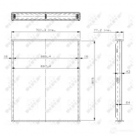 Сетка радиатора двигателя NRF 29575 9N CGN 1438017207 - Изображение 1