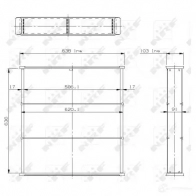 Радиатор NRF 1438016775 14748 FH4T X - Изображение 1