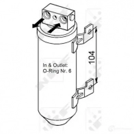 Осушитель кондиционера NRF 33053 8718042017901 1786965 YQ J45 - Изображение 6