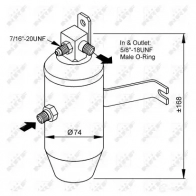 Осушитель кондиционера NRF 8718042018809 D8FCYP Q 33145 1787038 - Изображение 5