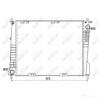 Радиатор охлаждения двигателя NRF 5 EWI5GK 8718042037169 53458 Fiat Bravo (182) 1 Хэтчбек