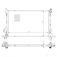 Радиатор охлаждения двигателя NRF B7C 96ZY 1436986315 59295 - Изображение 6