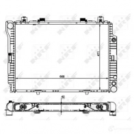 Радиатор охлаждения двигателя NRF 8718042039477 G P2L4 Mercedes S-Class (W140, C140) 3 1991 – 1998 55316