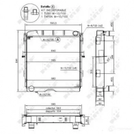 Радиатор охлаждения двигателя NRF 8718042033819 52139 6HKF 1Q 1790119 - Изображение 5