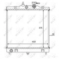 Радиатор охлаждения двигателя NRF 8718042164247 3 KHPS Kia Picanto (SA) 1 Хэтчбек 58532