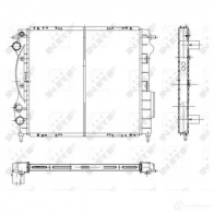 Радиатор охлаждения двигателя NRF 58934 TKCG SZB 1792111 8718042043788 - Изображение 4