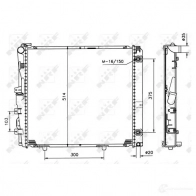 Радиатор охлаждения двигателя NRF NDZ BQC 1789381 50140 8718042166302 - Изображение 2