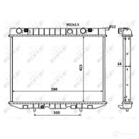 Радиатор охлаждения двигателя NRF 2 PB9XF 52008 8718042032799 1790033 - Изображение 2