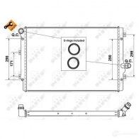 Радиатор охлаждения двигателя NRF 53425 1790647 HUQ3OA K 8718042036865 - Изображение 6