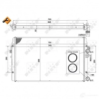 Радиатор охлаждения двигателя NRF 4Z U50N 58334 8718042042057 1791815 - Изображение 4