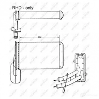 Радиатор охлаждения двигателя NRF 8718042040435 58110 VNZR8 M Audi 80 (B4, 8C5) 4 Универсал 2.2 S2 Quattro 230 л.с. 1993 – 1995