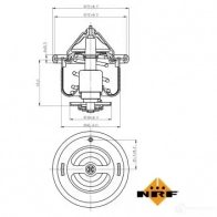 Радиатор охлаждения двигателя NRF 1791607 58022 JW X9B 8718042039989 - Изображение 2