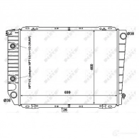 Радиатор охлаждения двигателя NRF 1789615 1PRZ X 50531 8718042031310