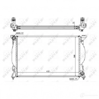 Радиатор охлаждения двигателя NRF 1790928 53720 8718042070647 1 LFZFQM