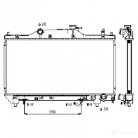 Радиатор охлаждения двигателя NRF 0G9 SK Toyota 8718042036445 53379