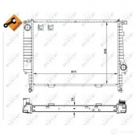 Радиатор охлаждения двигателя NRF 509625 8718042046857 1789819 7 BH0H - Изображение 5