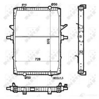 Радиатор охлаждения двигателя NRF 519709 1790018 DMN WX 8718042094568 - Изображение 5