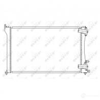 Радиатор охлаждения двигателя NRF 58251 TU GRVJ Peugeot 406 1 (8E, 8F) Универсал 2.0 HDi 110 107 л.с. 2001 – 2004 8718042041456