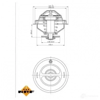 Радиатор охлаждения двигателя NRF 8718042039330 1791391 ZJ17 X0P 54754 - Изображение 2