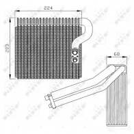 Испаритель кондиционера, радиатор печки NRF 8718042026361 1788138 464 NYTJ 36063 - Изображение 6