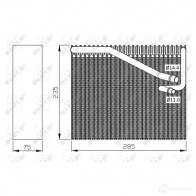 Испаритель кондиционера, радиатор печки NRF 36081 8718042026545 NL3 EB0 1788152 - Изображение 6