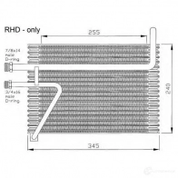 Испаритель кондиционера NRF 8718042026163 1423373362 L MX96V 36042