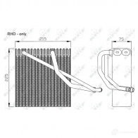 Испаритель кондиционера, радиатор печки NRF 106 I0OB 36106 1788167 8718042026774 - Изображение 6