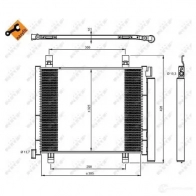 Испаритель кондиционера NRF 8718042065377 1788182 HX 47Q 36137