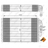 Испаритель кондиционера, радиатор печки NRF 8718042026088 EW7O 0SW 1788123 36034 - Изображение 5