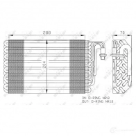 Испаритель кондиционера, радиатор печки NRF 8718042026484 36075 1788148 1MLP NR - Изображение 6