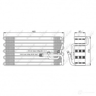 Испаритель кондиционера, радиатор печки NRF 36149 8718042122377 W68W 0 1788191 - Изображение 6