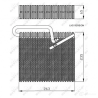 Испаритель кондиционера, радиатор печки NRF 36102 YGAW MG5 1788165 8718042026743 - Изображение 6