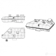 Расширительный бачок NRF Mercedes P XW21 454045