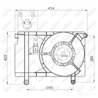 Вентилятор радиатора NRF 1788645 47471 TO 0JZ9 8718042120496 - Изображение 3