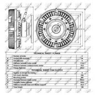 Вентилятор радиатора NRF 8718042126856 47545 1788715 TVJH0 J - Изображение 4