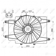 Вентилятор радиатора NRF 8718042120892 WM LC8 1788686 47513 - Изображение 3