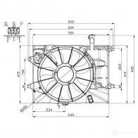 Вентилятор радиатора NRF 1788728 47558 26 CTM 8718042133465 - Изображение 2