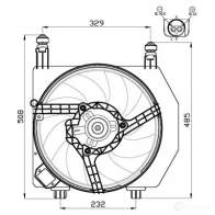 Вентилятор радиатора NRF 47491 T YJL5 8718042120670 1788664 - Изображение 3