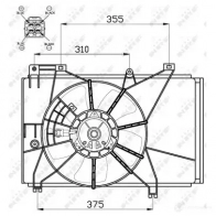 Вентилятор радиатора NRF SM 2HO4S 8718042126887 1788721 47551 - Изображение 3