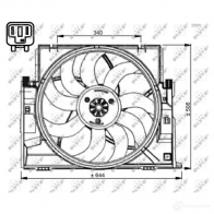 Вентилятор радиатора NRF 1788881 H65N7 V3 8718042181381 47735 - Изображение 3