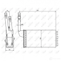 Радиатор печки, теплообменник NRF ICE 1EVS 58064 1791623 8718042040169 - Изображение 3