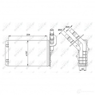 Радиатор печки, теплообменник NRF D0 TT0 53382 8718042036476 1790603 - Изображение 5