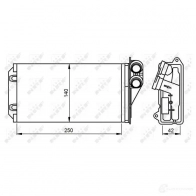 Радиатор печки, теплообменник NRF 8718042131850 1791320 N4EJ 5 54305 - Изображение 6