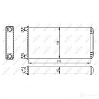 Радиатор печки, теплообменник NRF 6QLP4 B 53549 1790762 8718042062451 - Изображение 5