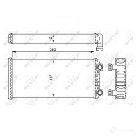 Радиатор печки, теплообменник NRF 8718042100177 54244 R P2IE 1791259 - Изображение 6