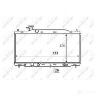 Радиатор печки, теплообменник NRF 54226 8718042075901 1Y6 6EO 1791243 - Изображение 4