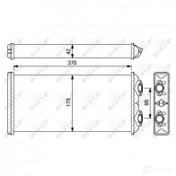 Радиатор печки, теплообменник NRF 2R4 5J 54246 1791261 8718042100191 - Изображение 5