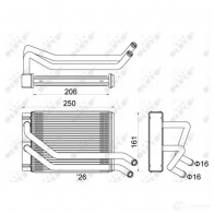 Радиатор печки, теплообменник NRF 8718042165251 1791328 M2GW 1 54313 - Изображение 6