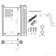 Радиатор печки, теплообменник NRF EKW V2A8 1437657154 54417 - Изображение 5
