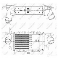 Интеркулер NRF VI N5ZA 30352 1785450 8718042122452 - Изображение 4